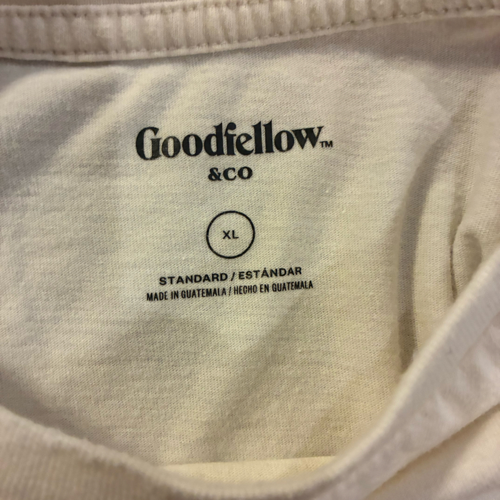 Goodfellow & Co Men's XL White Graphic T-Shirt Nature Mountain‎ Forest Scene XL - Picture 2 of 3